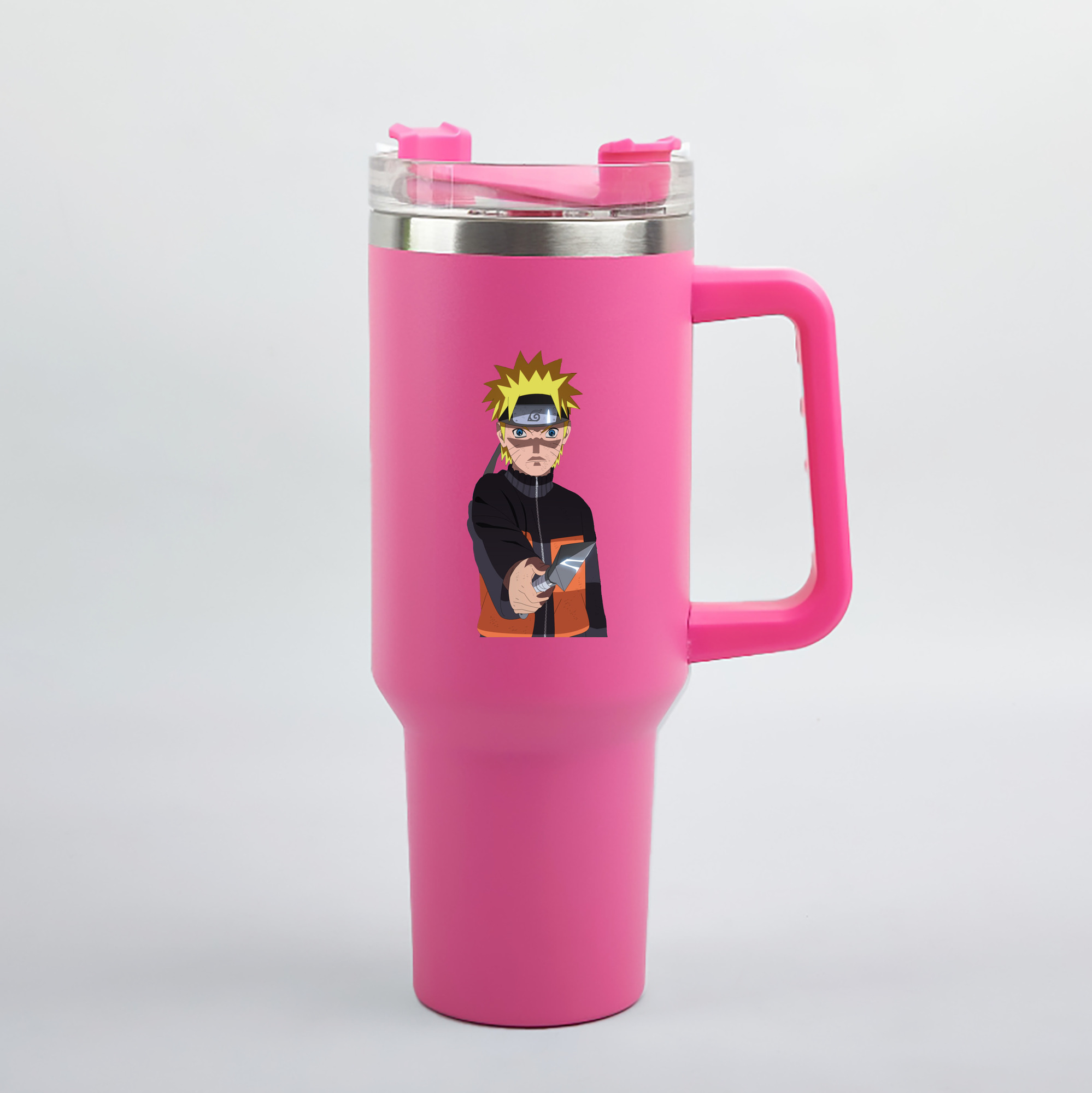 （画像用） NARUTO -ナルト- うずまき ナルト Uzumaki Naruto 1200mL車用タンブラー（カラープリント）